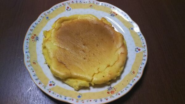 業務スーパーの生クリームで作ったチーズケーキ