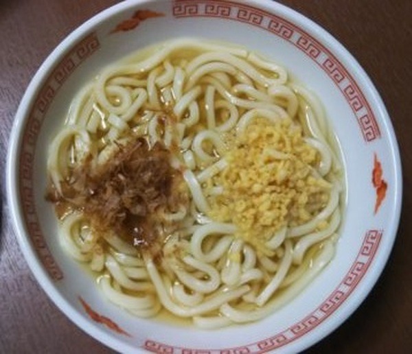 業務スーパーの天かすをつかったうどん