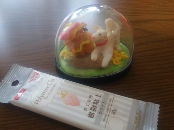  中学年なら樹脂粘土人形