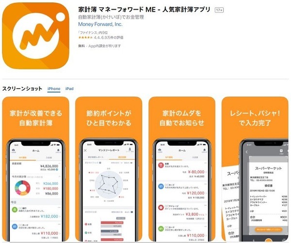 マネーフォワード MEアプリ