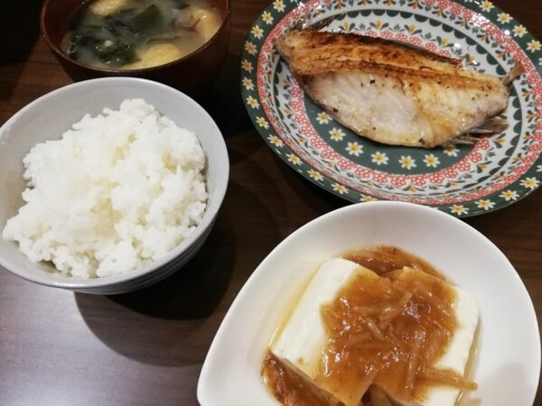 他のおかずと豆腐