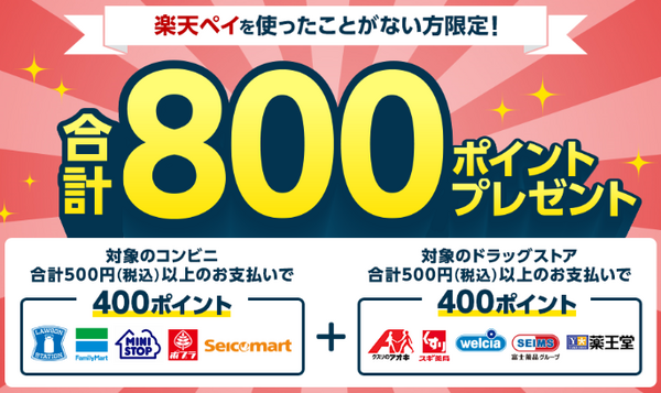 楽天ペイポイントプレゼントキャンペーン