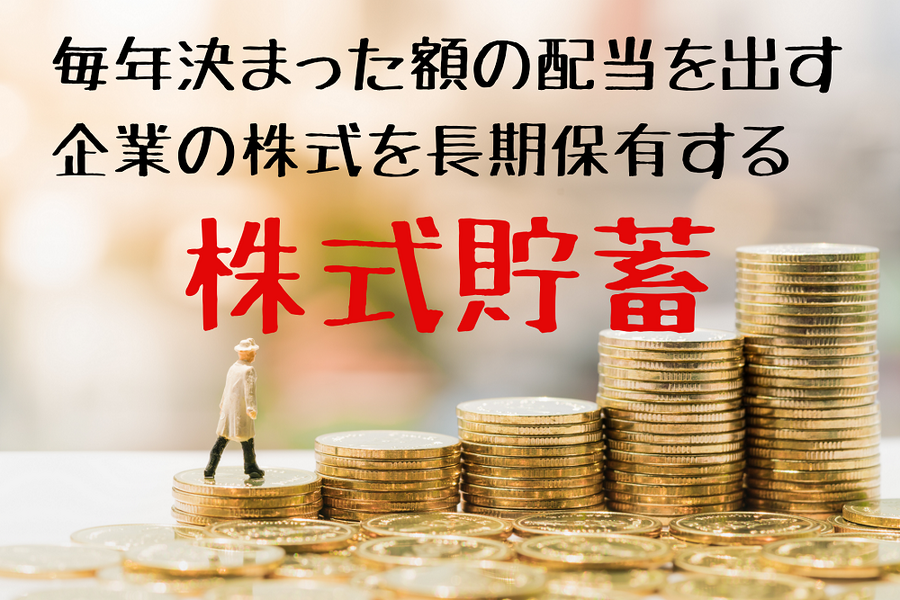 毎年決まった額の配当を出す 企業の株式を長期保有する