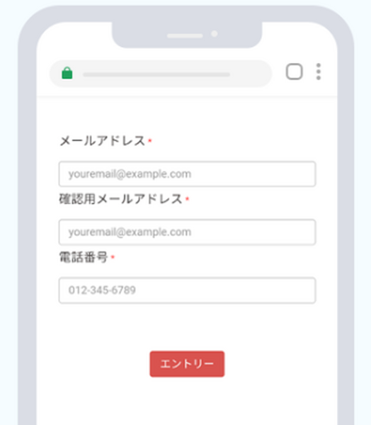 PayPayの入力画面