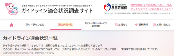 ガイドライン適合状況調査ガイド
