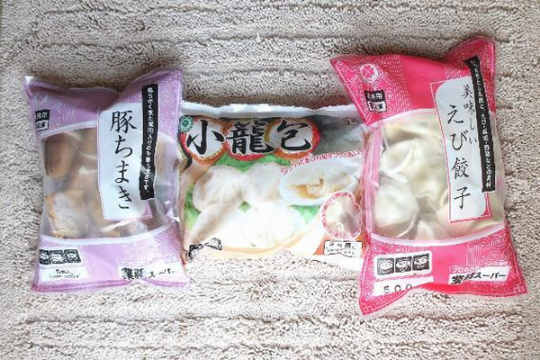種類豊富な業務スーパーの冷凍点心