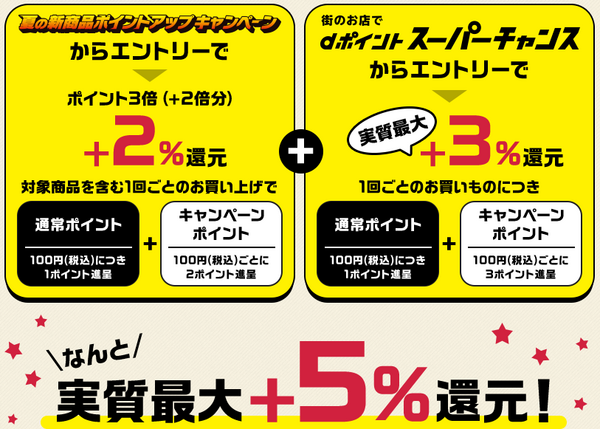 「dポイント」が仕掛ける8月のキャンペーンを見逃すな　非スマホ決済ユーザーも最大+10％還元　