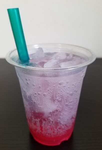 いちごグラデーションドリンク