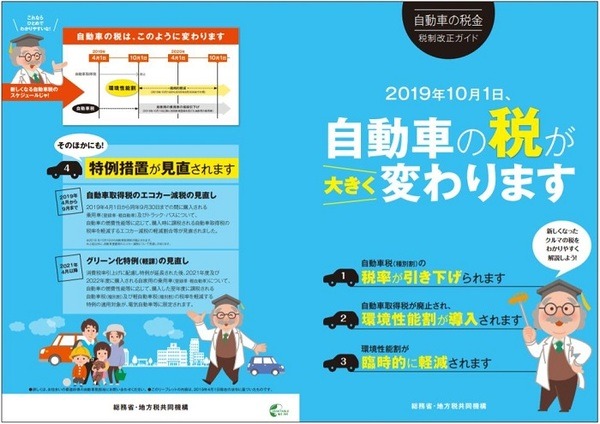 自動車の税が変わります