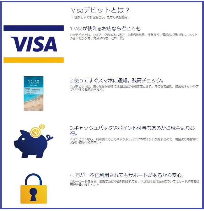 Visaデビット