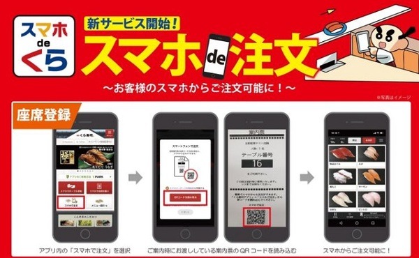 くら寿司スマホで注文
