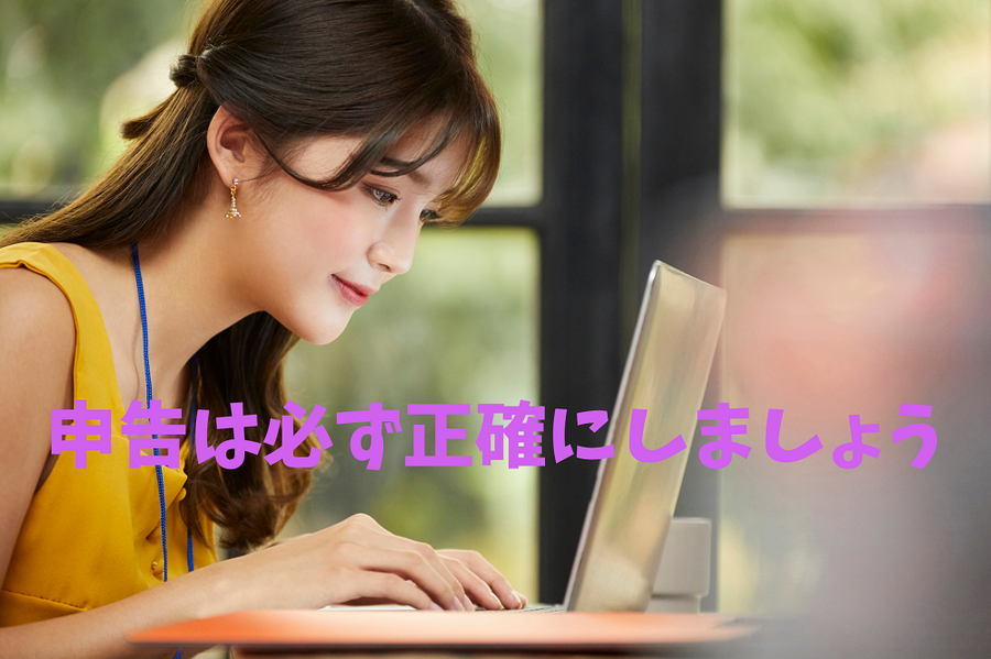 申告は必ず正確に行うようにしましょう