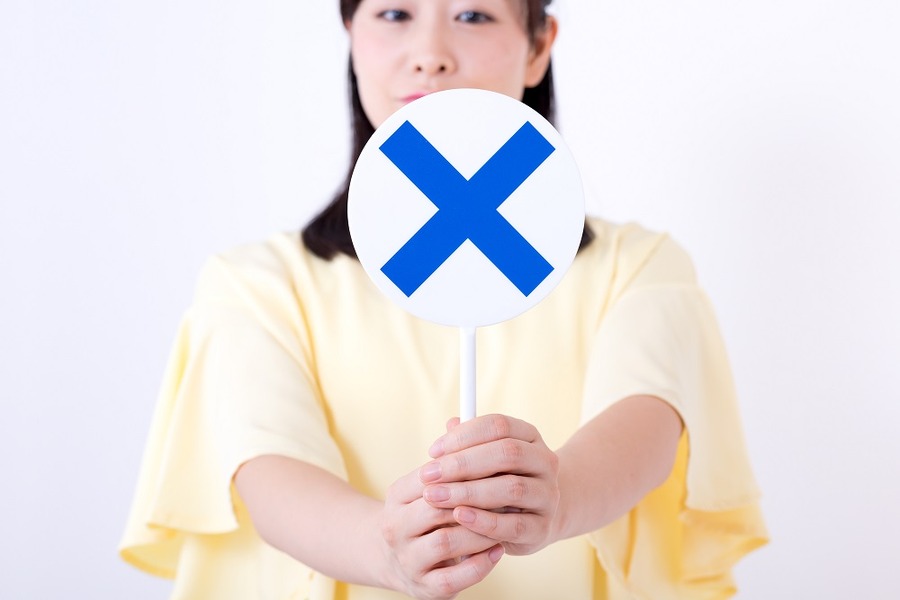 バツを持つ女性