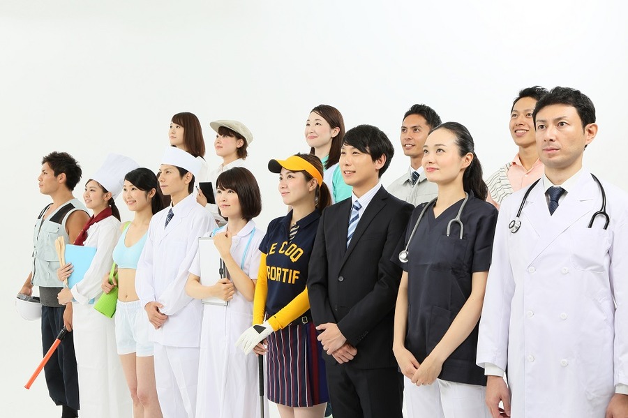 いろいろな職業の人
