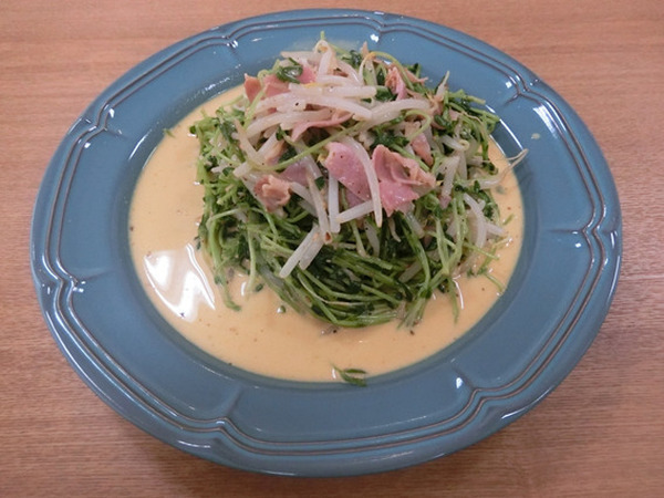【節約＆ダイエットレシピ】プロが小3に教える簡単クッキング 「もやしと豆苗のカルボナーラ」