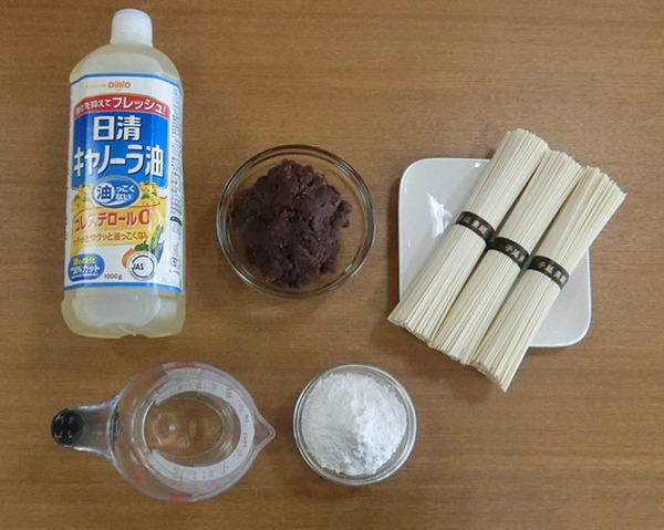 毬栗（いがぐり）饅頭の材料