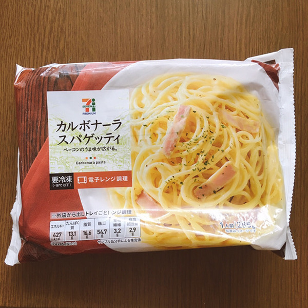 セブンイレブンのカルボナーラスパゲッティ