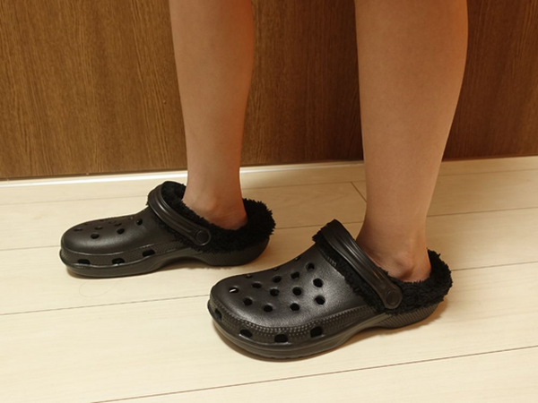 ボアサンダルをはいてみた