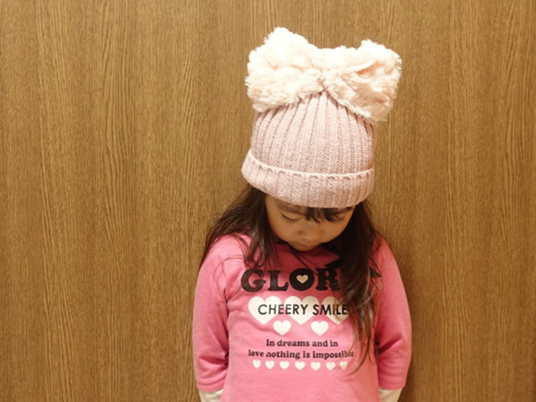 ニットキャップをかぶってみた