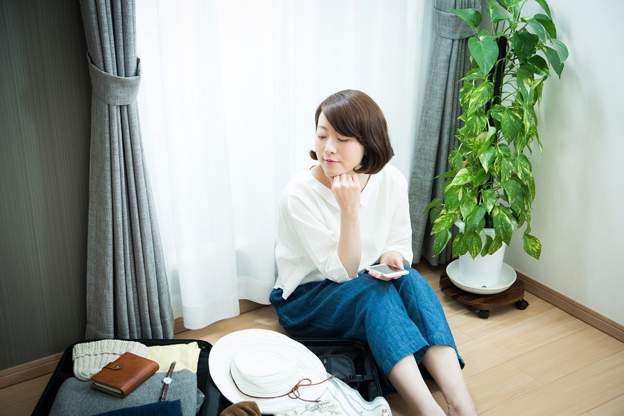 出発前にフライトチェックも忘れずに