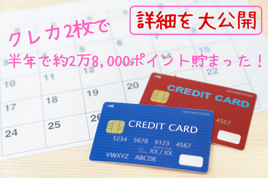 半年で約2万8,000ポイントが貯まった