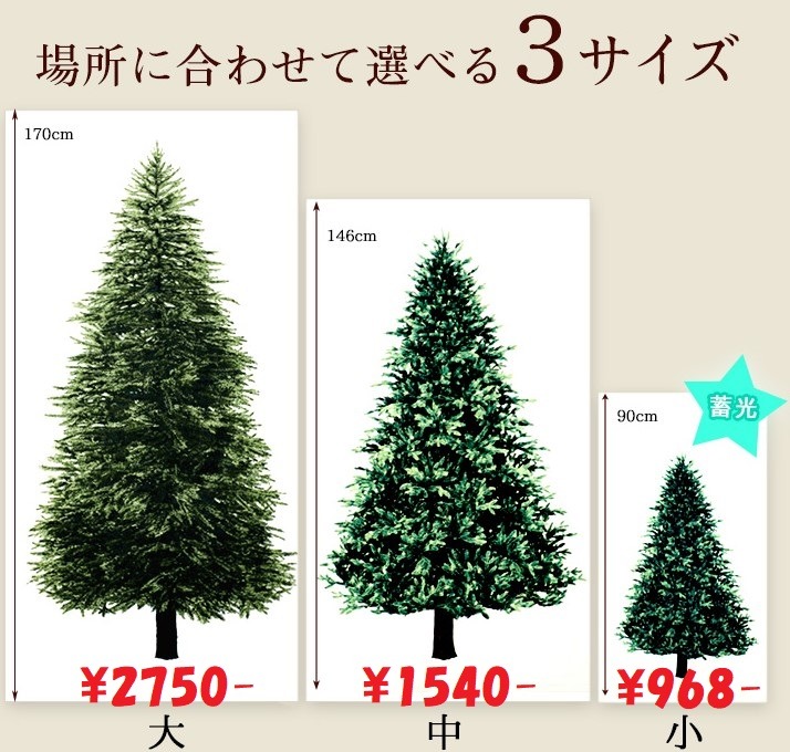 サイズで柄も少し違います