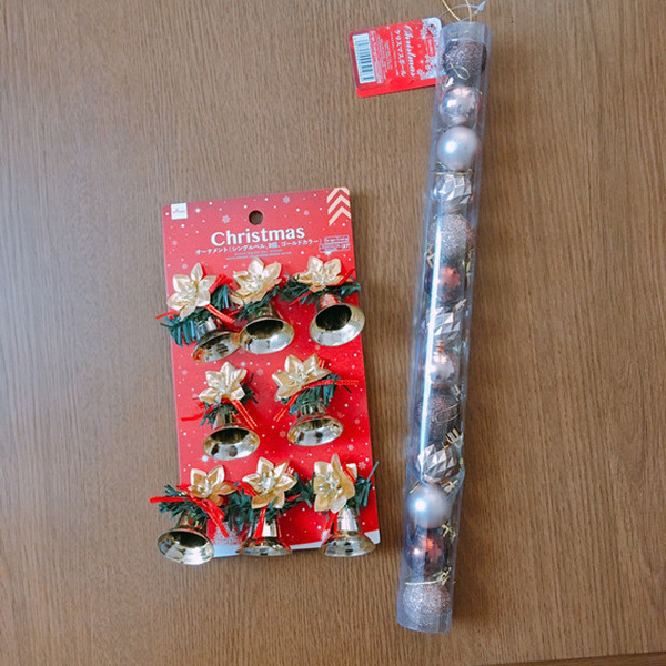 クリスマス用のオーナメント
