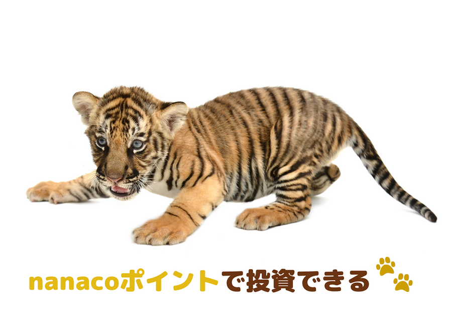 nanacoポイントで投資できる