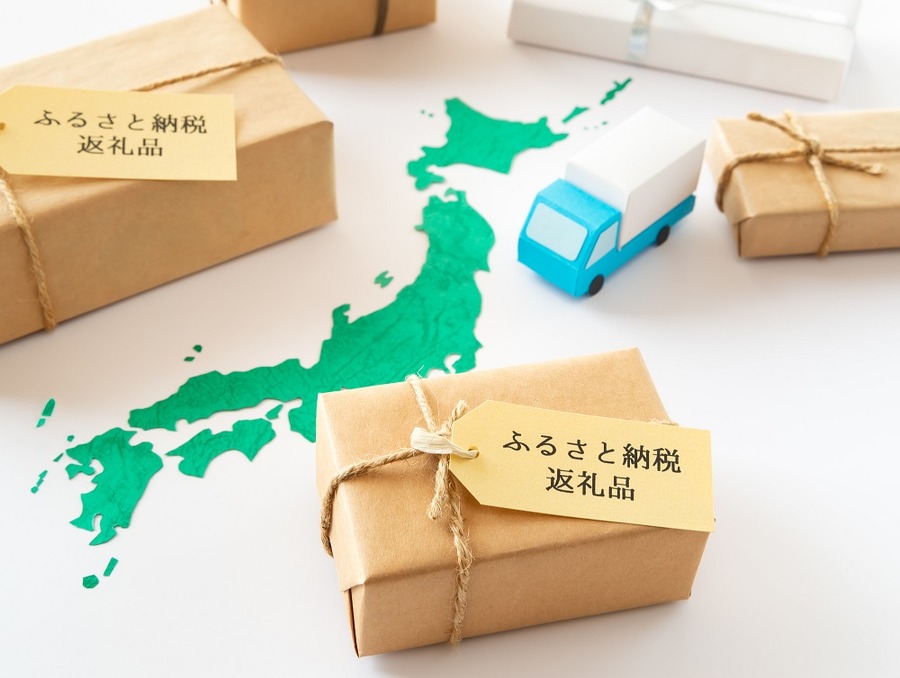 ふるさと納税と日本地図