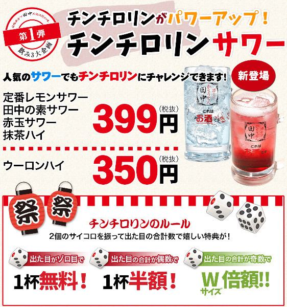 チンチロリンの画像