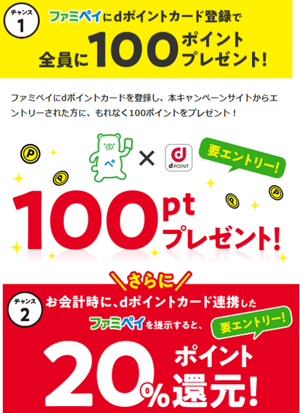 d払いはエントリー必須