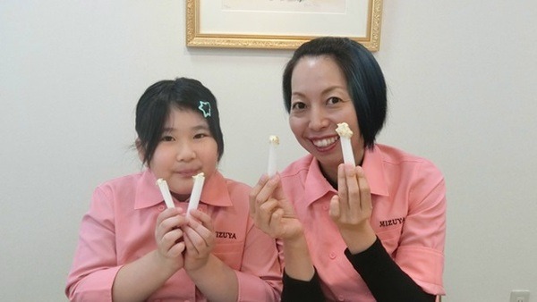 ディップを作った女の子と田中先生