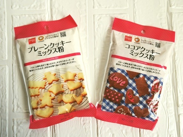 100円ショップのクッキーミックス