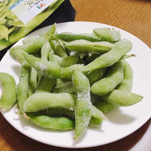 塩ゆで枝豆の中身