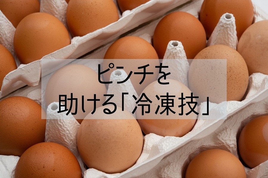 ピンチを助ける冷凍技