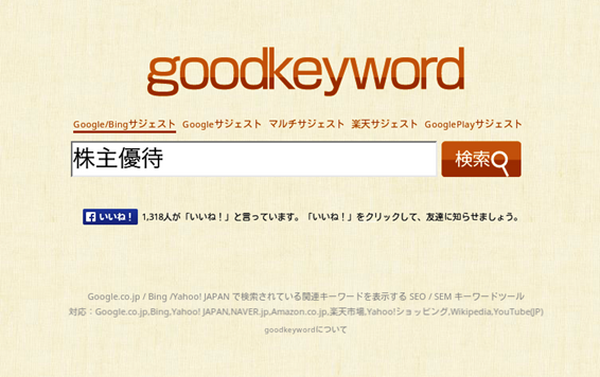 「株主優待」と一緒によく検索されているキーワードは？　調べてみた