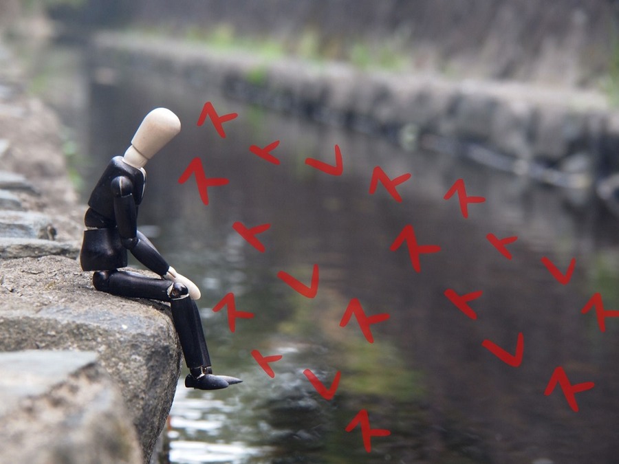 ストレスでうつ病になる