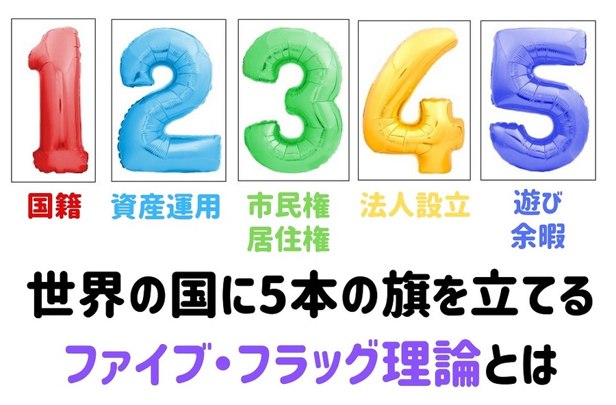 世界に5本の旗を立てる ファイブ・フラッグ理論とは