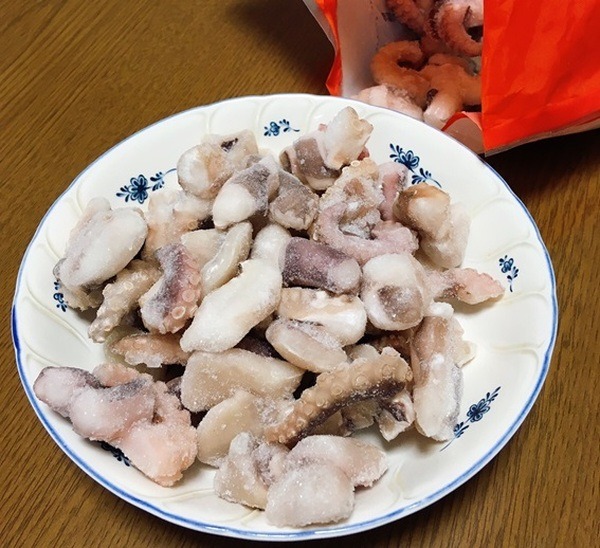 業スーのカットしてあるたこぶつ