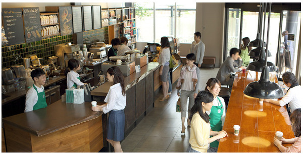 スターバックスの店内