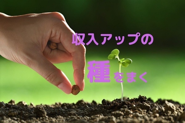 収入アップ種まき