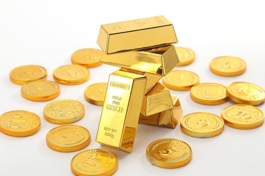 金貨と延べ棒