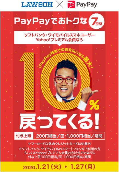 ペイペイとローソンのキャンペーン