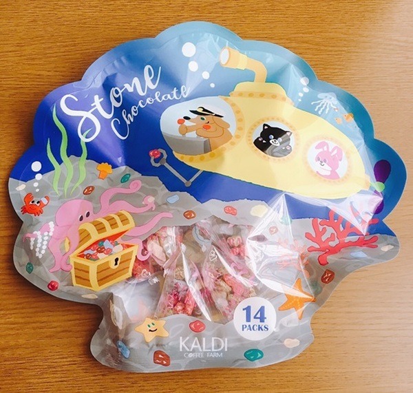 ストーンチョコのパッケージ