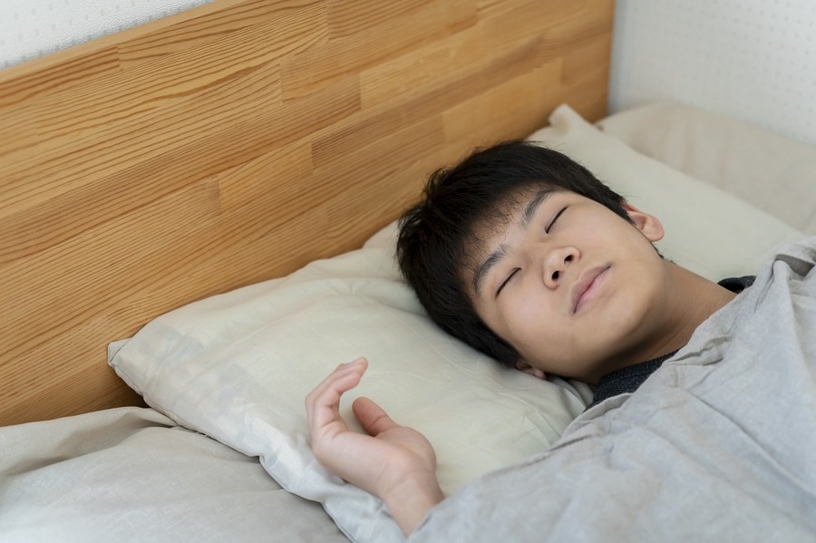 自宅学習だから睡眠時間もしっかりとれる