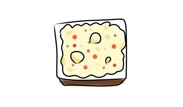 残り物のポテトサラダで作るトースト