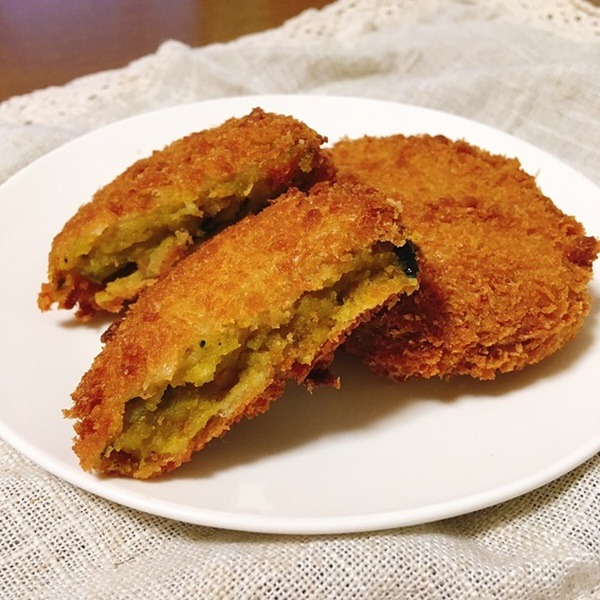 かぼちゃコロッケ調理後