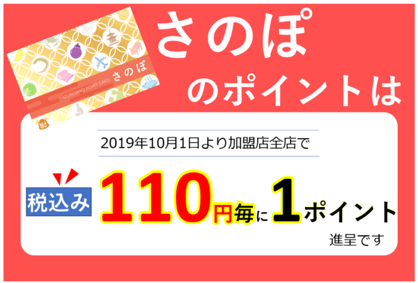 泉佐野市独自のポイントカード「さのぽ」