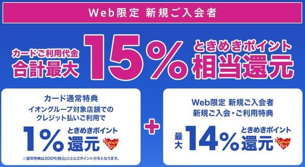 イオンカードに新規入会すると牛角でも割引になります