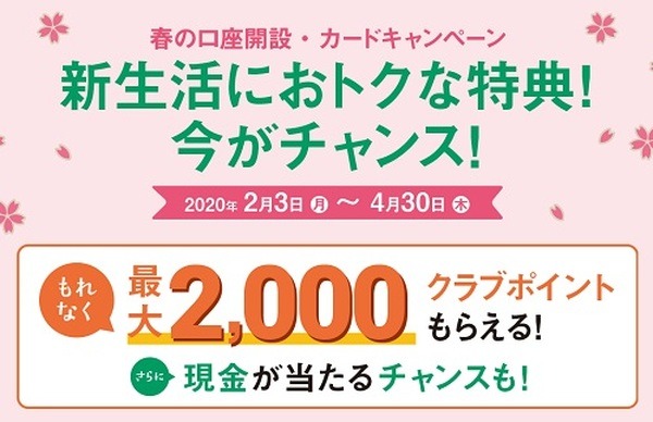 りそな銀行の新生活キャンペーン